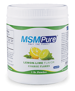 Lemon Lime flavored Coarse MSM Flakes