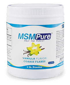 MSMPure Vanilla flavor Coarse MSM Flakes