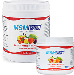 Fruit Punch Flavored MSM Coarse Powder Flakes